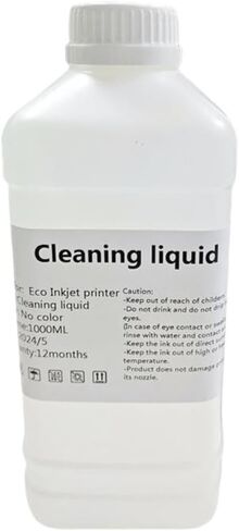 Eco-Solvent Ink Cleaning Solution 1000ML Compatible With Roland Mimaki Mutoh DX5 DX7 TX800 XP600 5113 I3200 in Kuwait