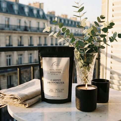 Lapew Hotel Scents Luxury Carpet Deodorizer Powder | Vendôme Suite 1 | Inspired by the Ritz-Carlton | Hotel Scented Carpet Freshener | 36oz in Kuwait