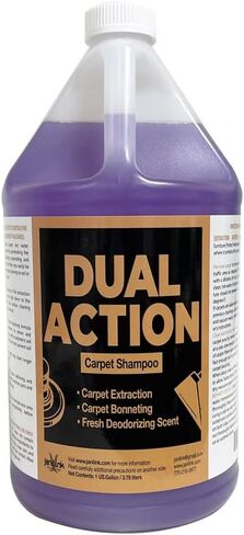 Dual Action Carpet & Bonnet Shampoo, Deodorizing, Carpet Extraction, 1 Gal in Kuwait
