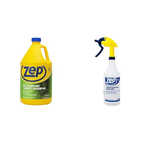 Zep Carpet Shampoo Concentrate Cleaner 1 Gallon Professional Sprayer Bottle 32oz in Kuwait