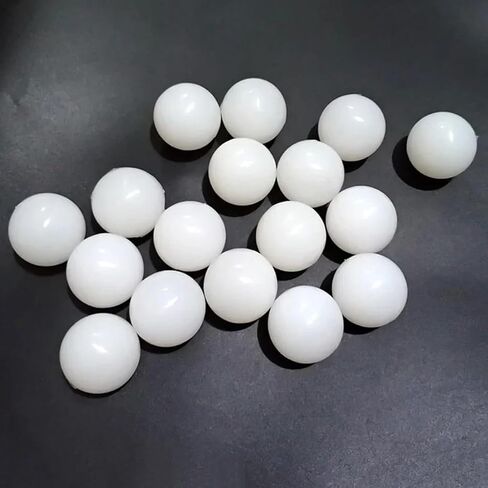 White Solid Silicone Balls, 2mm–20mm Diameter, Durable Elastic Rubber Spheres for Seals, Valves, Pumps and Industrial Machinery Applications(50pcs,8.5mm) in Kuwait