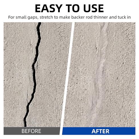 قضيب داعم 1/8 بوصة × 50 قدم، موفر السد المطاطي EPDM، قضيب داعم أبيض رغوي، ختم شريط الطقس لتشققات الممرات والفجوات وملء الخرسانة المشتركة in Saudi Arabia