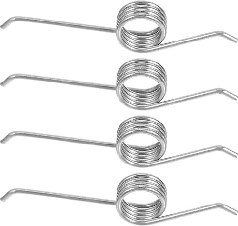 PRETYZOOM 4Pcs Trash Can Torsional Springs Replacement Kit for Bin Lid Repair Maintenance Metal Parts for Smooth Lid Operation in Kuwait
