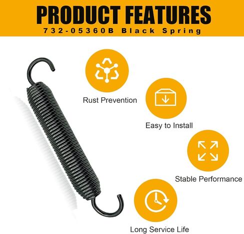 732-05360B Spring,Replacement for CUB Cadet 1.25" Dia X 8.5" Long PRO X ZTX4 ZTX5 ZTXS4 ZTXS5 54,732-05360, 732-05360A,1-Pack in Kuwait