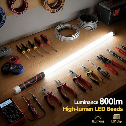 عصا إضاءة LED مرنة، 30 بوصة قابلة لإعادة الشحن وقابلة للانحناء بدون استخدام اليدين، ضوء عالي التجويف لإصلاح ميكانيكا السيارات والتخييم in Kuwait