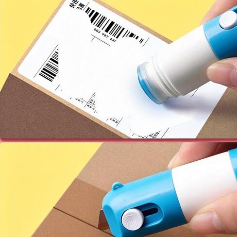 2-in-1 Thermal Paper Privacy Wipe Box Cutter – Quick Thermal Ink Remover Erases Personal Data on Labels, Receipts & Bills – Prevent Identity Theft Before Recycling in Kuwait