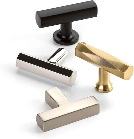 Emtek 86728 Mod Hex T-Knob from the Urban Modern Collection - Satin Nickel in Kuwait