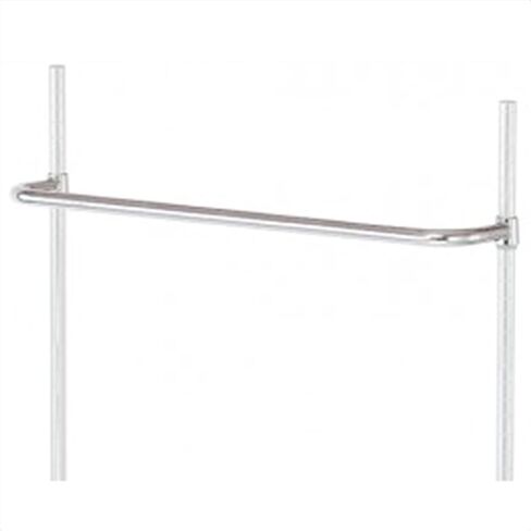 Quantum PH36 36"L Push Handle for Modular Wire Shelving Mobile Cart Accessory for Warehouse Manufacturing Healthcare Restaurant | Embossed 1" Increments, Easy Installation Design | Chrome Plated Steel in Kuwait