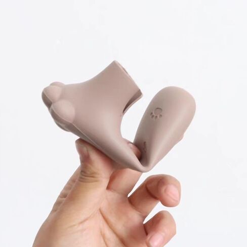 Silicone Door Handle Cover, Cute Cat Paw Design, White, 14cm x 5cm, Protective Grip Wrap in Kuwait