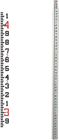 SECO 98010 Fiberglass 25’ SVR Surveying Rod With 10ths Graduations - Telescoping Sections - Waterproof Rigid Fiberglass Reinforced Stability – For Professional Field Use – Includes Carrying Case in Saudi Arabia