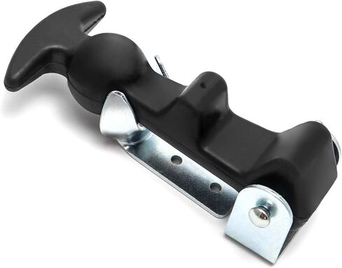 QWORK 2Packs 4.7 inch T-Handle Draw Latches with Brackets, Rubber Flexible Hood Catch t-Handle Hasp, for Tool Box, Hood, Vehicle Engine in Kuwait