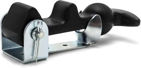 QWORK 2Packs 4.7 inch T-Handle Draw Latches with Brackets, Rubber Flexible Hood Catch t-Handle Hasp, for Tool Box, Hood, Vehicle Engine in Kuwait
