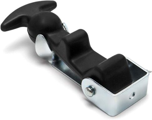QWORK 2Packs 4.7 inch T-Handle Draw Latches with Brackets, Rubber Flexible Hood Catch t-Handle Hasp, for Tool Box, Hood, Vehicle Engine in Kuwait