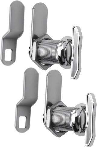 WOOCH 5/8" Thumb Operated Offset Cam Lock, RV Compartment Latch, Non-Locking Thumb Turn, for RV Compartment Camper Storage Door (2 Pack) in Kuwait