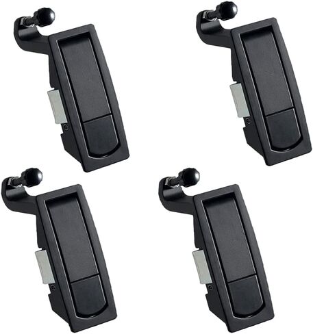 Compression Latch OEM Replacement Flush Lever Latch Lock for Marine Car Door Hand Lock Adjustable Lever Latches Thickness:1~5mm (4, Black, 25) in Saudi Arabia
