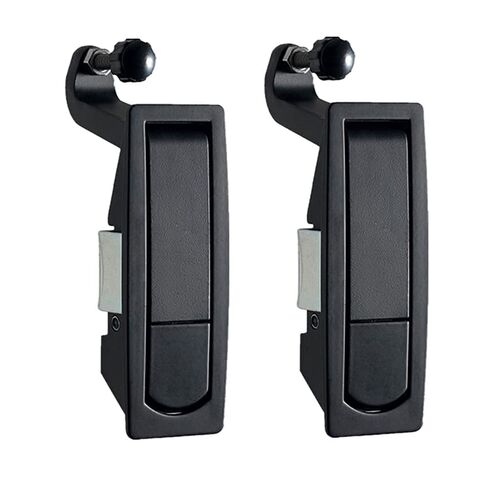 Compression Latch OEM Replacement Flush Lever Latch Lock for Marine Car Door Hand Lock Adjustable Lever Latches Thickness:1~5mm (4, Black, 25) in Kuwait