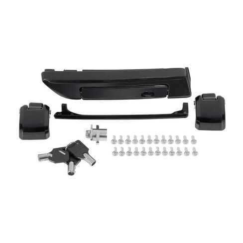 استبدال مزلاج صندوق السيارة متوافق مع Touring Trunk Road King Street Electra Ultra FLHT 2014 2015 2016 2017 2018 2019 2020 2021 2022 (أسود) in Kuwait