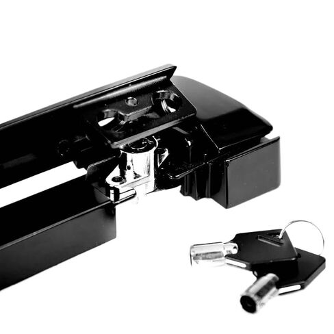Gloss Black Hinges and Latch Kit and Tour Pack Lid Tether Compatible with Touring Road King Road 2014 Later with Tour Pak in Kuwait