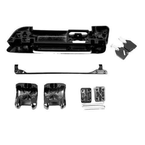 Gloss Black Hinges and Latch Kit and Tour Pack Lid Tether Compatible with Touring Road King Road 2014 Later with Tour Pak in Kuwait