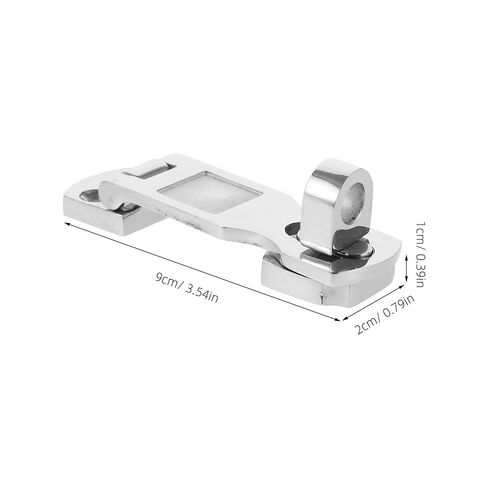 ULTECHNOVO Stainless Steel Boat Door Latch Heavy Duty Construction Marine Rotary Slam Latch for Rv and Boat Use Sturdy Silver Metal Hardware in Kuwait
