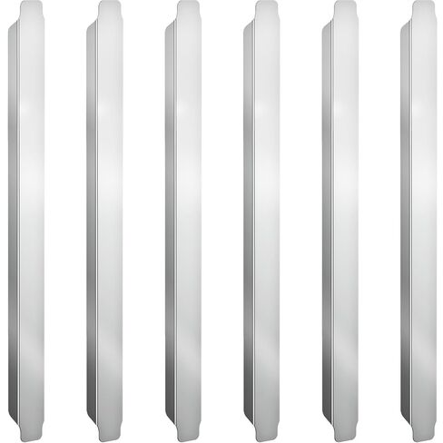 6Pcs 12 Inch Pan Dividers Bar Table Adapter Stainless Steel Adaptor Steam Table Dividers Fits Full or Fractional Size Pans for Hotel Pan Configuration Commercial Kitchen Use Sliver in Kuwait