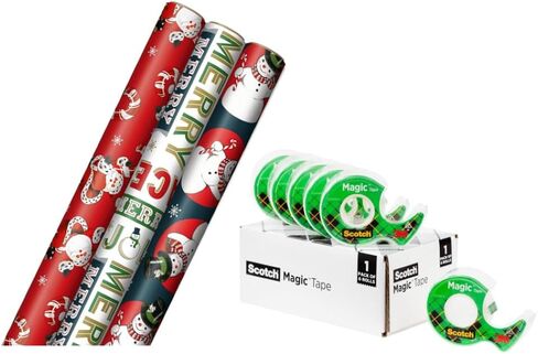 Scotch Magic Tape, Invisible, Home Office Supplies and Back to School Supplies for College and Classrooms, 6 Rolls with Dispensers in Kuwait