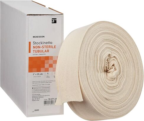 McKesson Stockinette, Non-Sterile, Cotton, Tubular, 3 in x 25 yds, 1 Count, 1 Pack in Kuwait