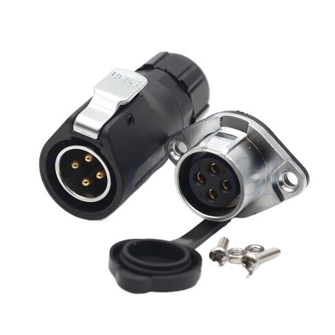 XHP20 موصل 4-Pin مقاوم للماء ذكر التوصيل IP67 الصناعية ثلاث مراحل صندوق كهربائي تصنيف الحالي 30A شفة أنثى المقبس in Kuwait