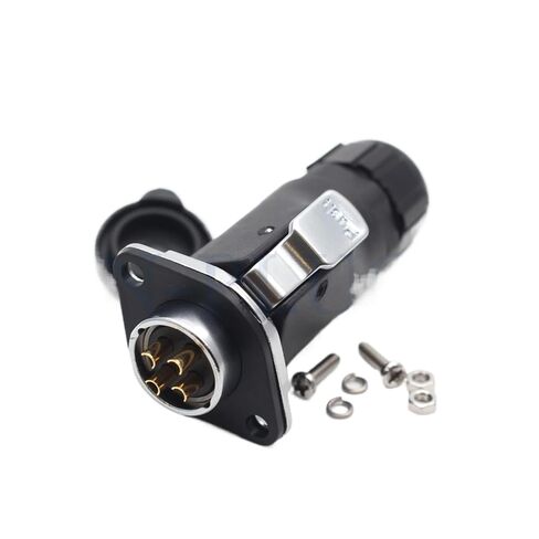 XHP20 موصل 4-Pin مقاوم للماء ذكر التوصيل IP67 الصناعية ثلاث مراحل صندوق كهربائي تصنيف الحالي 30A شفة أنثى المقبس in Kuwait