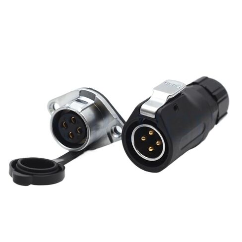 XHP20 موصل 4-Pin مقاوم للماء ذكر التوصيل IP67 الصناعية ثلاث مراحل صندوق كهربائي تصنيف الحالي 30A شفة أنثى المقبس in Kuwait