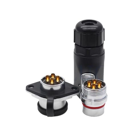 XHP20 موصل 4-Pin مقاوم للماء ذكر التوصيل IP67 الصناعية ثلاث مراحل صندوق كهربائي تصنيف الحالي 30A شفة أنثى المقبس in Kuwait