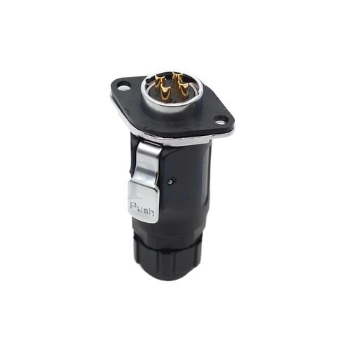 XHP20 موصل 4-Pin مقاوم للماء ذكر التوصيل IP67 الصناعية ثلاث مراحل صندوق كهربائي تصنيف الحالي 30A شفة أنثى المقبس in Kuwait