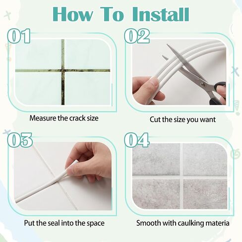 Backer Rod 1/8 Inch, 16.4 Ft White Rubber Caulk Saver Backing Rod, Weather Strip Seal for Concrete Expansion Filler Gaps Cracks Driveway Wall in Saudi Arabia