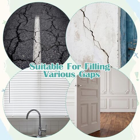 Backer Rod 1/8 Inch, 16.4 Ft White Rubber Caulk Saver Backing Rod, Weather Strip Seal for Concrete Expansion Filler Gaps Cracks Driveway Wall in Saudi Arabia
