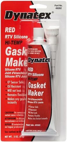 Dynatex RED HI-Temp RTV Silicone Gasket Maker - 85g Tube - CARDED (Pack of 12) in Saudi Arabia
