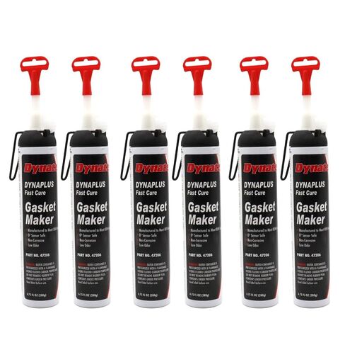 علبة Dynatex DynaPlus Fast Cure Gasket سعة 6.75 أونصة سائلة - علاج سريع، آمن للاستشعار، غير قابل للتآكل، رائحة منخفضة، تصل إلى 500 درجة فهرنهايت، صنع في الولايات المتحدة الأمريكية (عبوتان) in Kuwait