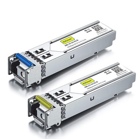 10Gtek 1.25G SFP Transceiver 1000Base-LX, 1310nm SMF SingleMode Fiber Optic Module, up to 10 km, for Cisco GLC-LH-SMD, Meraki MA-SFP-1GB-LX10, Ubiquiti UniFi, Fortinet, Mikrotik, TP-Link TL-SM311LS in Kuwait
