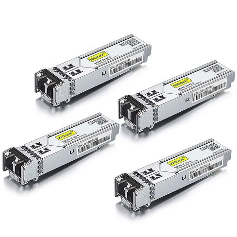 10Gtek 1.25G SFP Transceiver 1000Base-LX, 1310nm SMF SingleMode Fiber Optic Module, up to 10 km, for Cisco GLC-LH-SMD, Meraki MA-SFP-1GB-LX10, Ubiquiti UniFi, Fortinet, Mikrotik, TP-Link TL-SM311LS in Kuwait