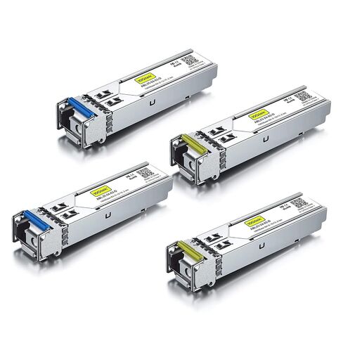 10Gtek 1.25G SFP Transceiver 1000Base-LX, 1310nm SMF SingleMode Fiber Optic Module, up to 10 km, for Cisco GLC-LH-SMD, Meraki MA-SFP-1GB-LX10, Ubiquiti UniFi, Fortinet, Mikrotik, TP-Link TL-SM311LS in Kuwait