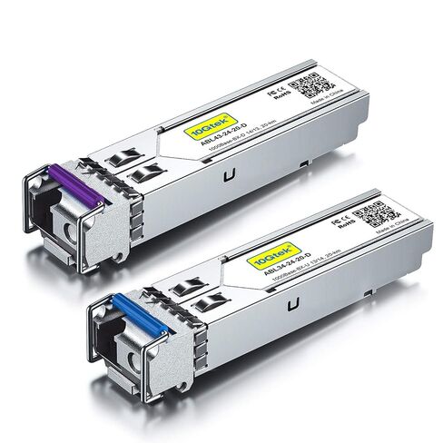 10Gtek 1.25G SFP Transceiver 1000Base-LX, 1310nm SMF SingleMode Fiber Optic Module, up to 10 km, for Cisco GLC-LH-SMD, Meraki MA-SFP-1GB-LX10, Ubiquiti UniFi, Fortinet, Mikrotik, TP-Link TL-SM311LS in Kuwait