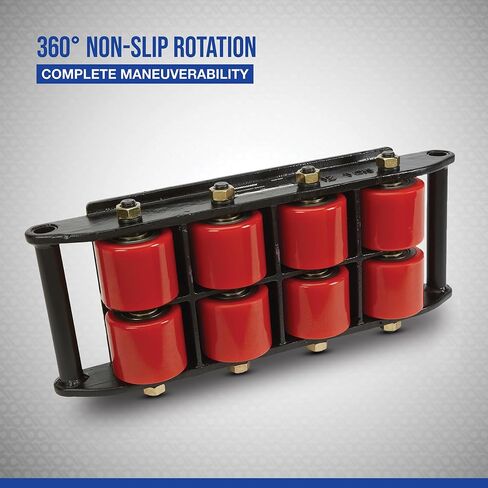Strongway Machinery Mover, 26,400-Lb. Capacity Machinery Skate, 8 Rollers, Equipment Dolly Model# CRA-12 in Saudi Arabia