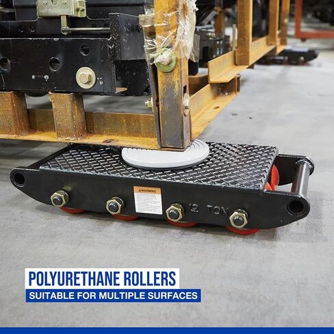 Strongway Machinery Mover, 26,400-Lb. Capacity Machinery Skate, 8 Rollers, Equipment Dolly Model# CRA-12 in Saudi Arabia