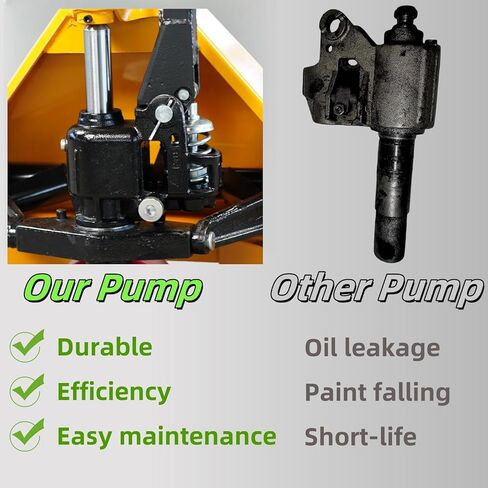 Leak-Proof Pallet Jack, 5500 lbs Load Capacity, Manual Pallet Truck with 48L x 27W Inch Forks for Material Handling, Suitable for Warehouse, Supermarket, Manufacturing in Saudi Arabia