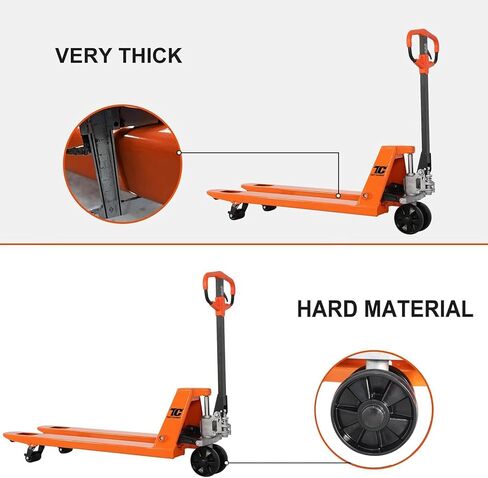Tory Carrier Manual Pallet Truck - 5500LBS High - Capacity, 21" x 48" Forks, Industrial - Grade Heavy - Duty Solution for Efficient Warehouse & Factory Material Handling in Saudi Arabia