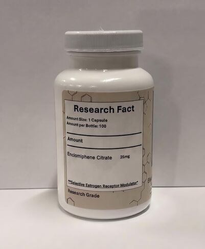 Enclomiphene Citrate | 25mg per Capsule | 100 Capsules | Research Chemical | Laboratory Use Only in Kuwait