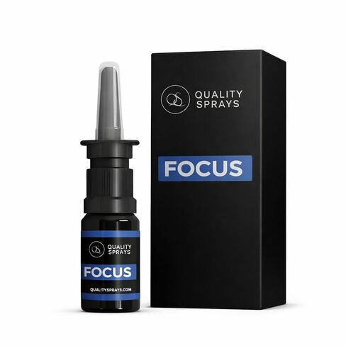 Quality Sprays Focus Semax Nasal Spray – 140mcg Per Spray Intranasal Formula – Supports Focus, Mental Clarity & Cognitive Performance – Clean Formula, Approx. 70 Doses (10mL) in Kuwait