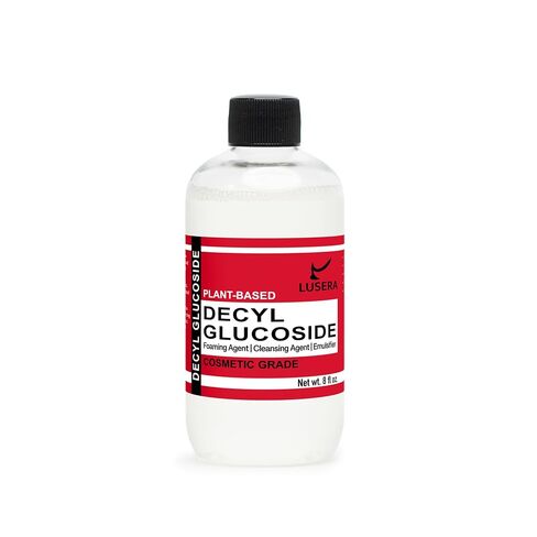 Decyl Glucoside Surfactant 8 fl oz, Cosmetic Grade Plant-Based Nonionic Surfactant, Mild Sulfate-Free Foam Booster for Shampoo, Body Wash, Sensitive Skin Cleanser in Kuwait