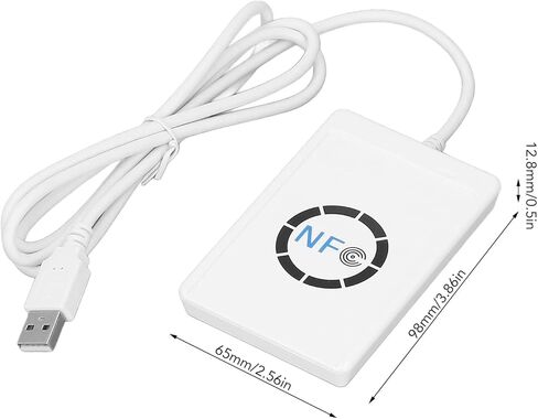 USB NFC Reader Smart IC Card Writer Copier Duplicator Contactless 13.56MHz 424kbps for Felica NFC Tags in Kuwait