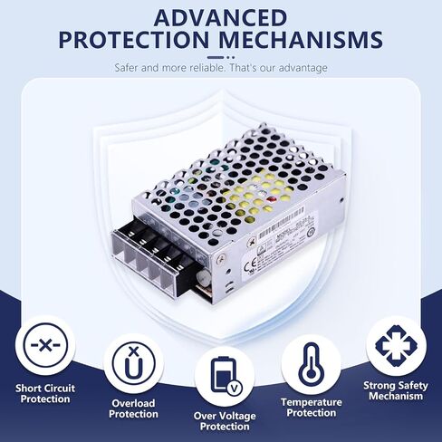 DYSGLOBAL RS-25-5 AC-DC تحويل التيار الكهربائي 25W 5V 5A مخرج واحد مع مدخل عالمي 88-264VAC للمعدات الصناعية وتطبيقات LED in Kuwait