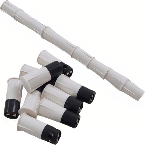 10/Pk White 3/8" Recessed Wired Door Window Sensor Alarm Switch Contact Terminal in Kuwait